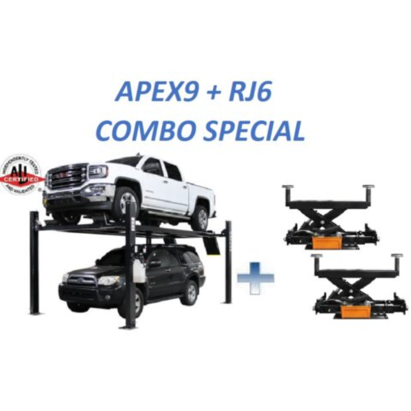 Atlas APEX 9 + (2) RJ6 Rolling Bridge Jack Combo ALI Certified