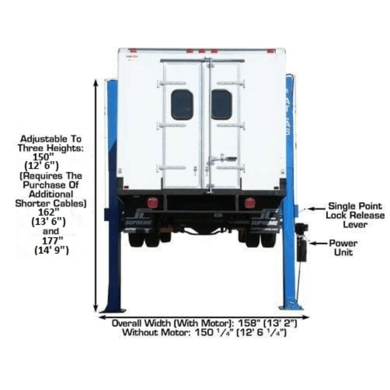 Atlas PV15PX 15,000 lb Overhead 2-Post Lift