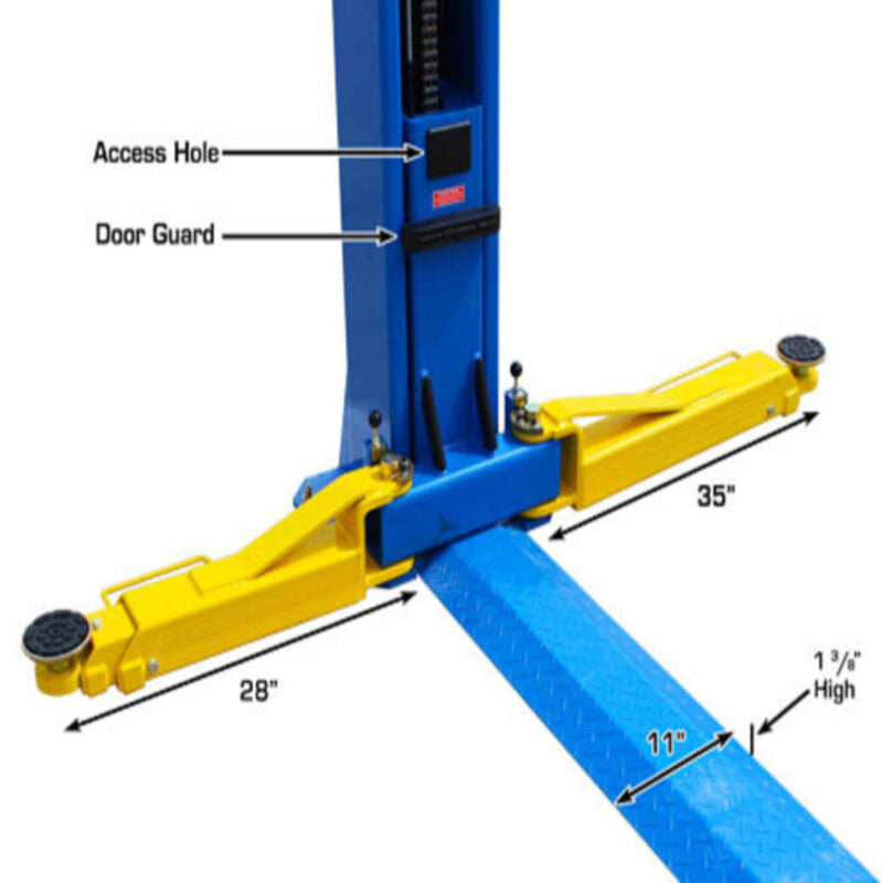 Atlas BP10000X, 10,000 lb 2 Post Lift - Low Ceiling