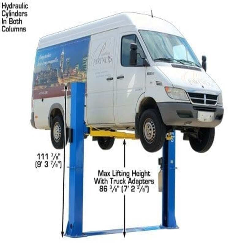 Atlas BP10000X, 10,000 lb 2 Post Lift - Low Ceiling