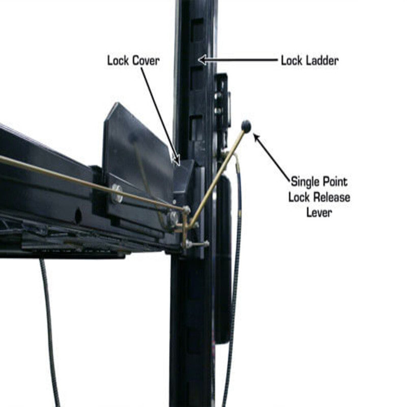 Atlas PRO8000EXT 4 Post Lift + (2) ProJack35 Sliding Jack Combo