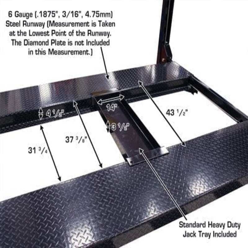 Atlas PRO8000EXT 4 Post Lift + (2) ProJack35 Sliding Jack Combo