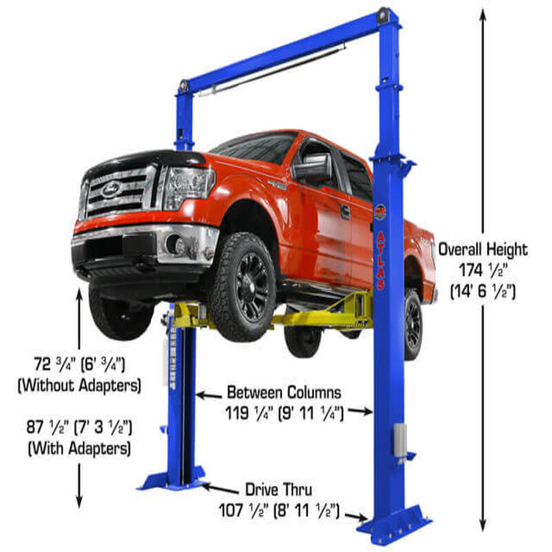 Atlas PVL15, 15,000 lb 2 Post Lift - Commercial Grade