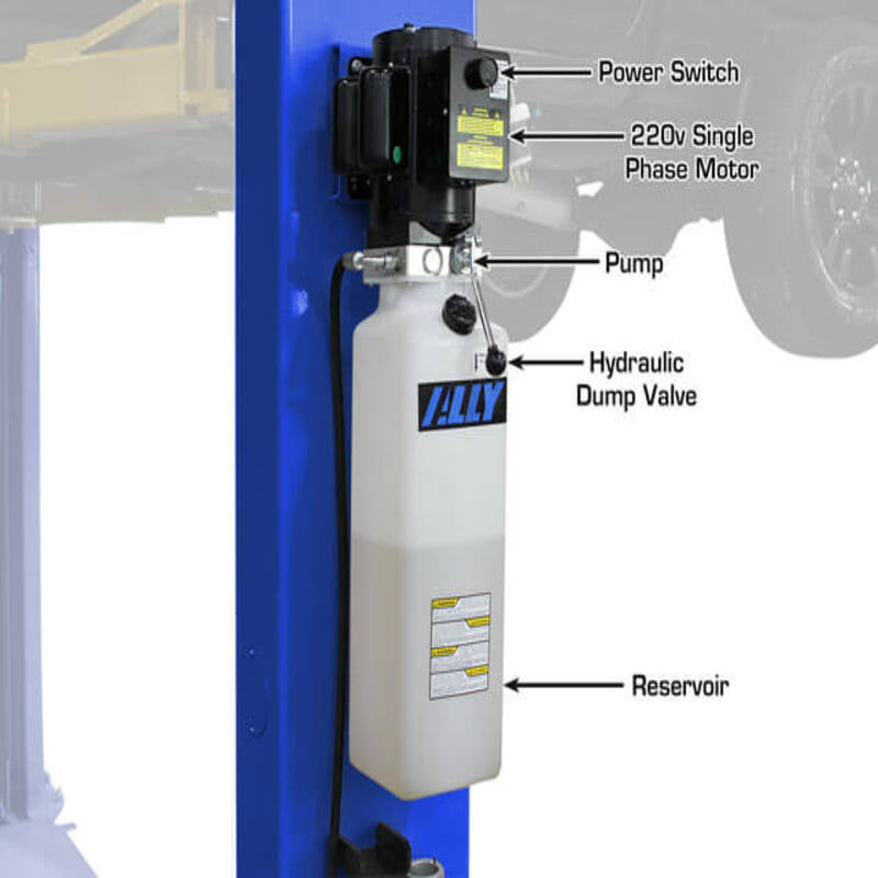 Atlas PVL9BP, 9,000 lb 2 Post Lift - ALI Certified