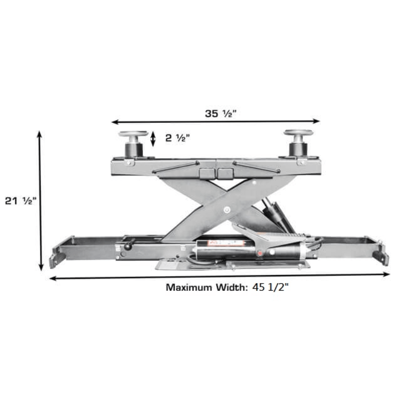 Atlas Platinum PVL14OF-EXT + (2) RJ7000 Rolling Jack ALI Certified Combo