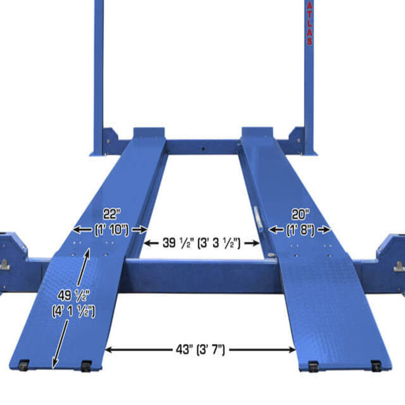 Atlas PVL14, 14,000 lb 4 Post Lift - ALI Certified