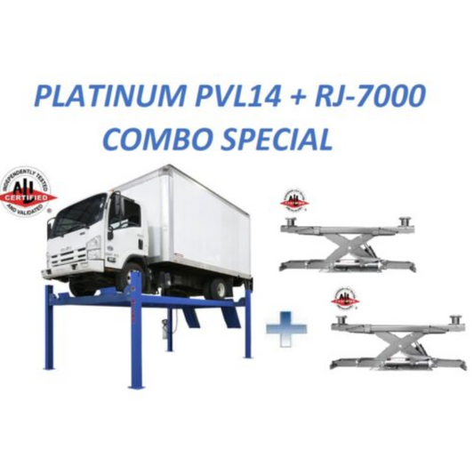 Atlas Platinum PVL14 + RJ7000 (2) Rolling Jacks ALI Certified Combo