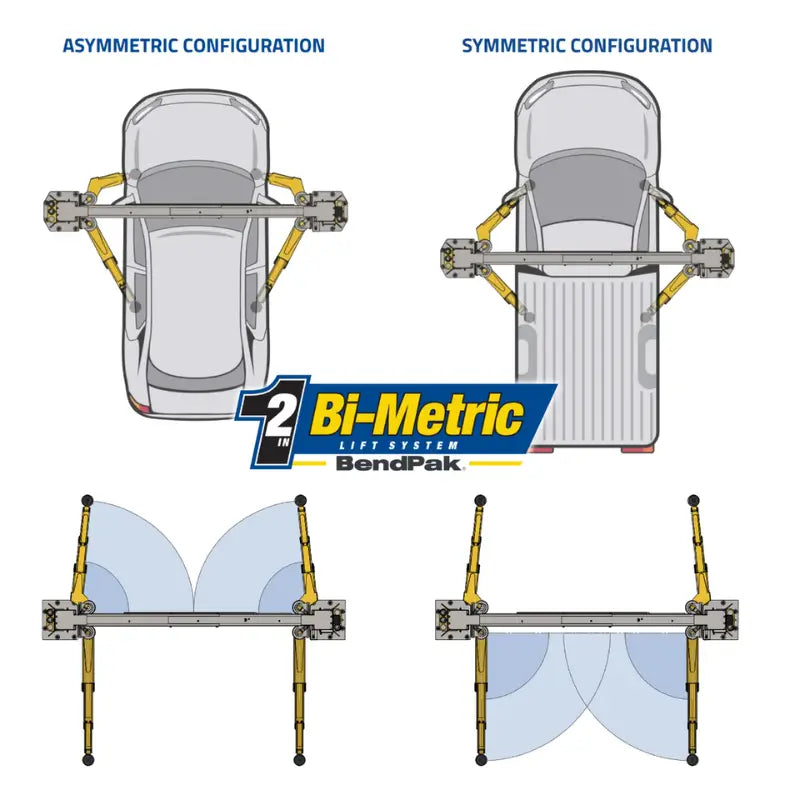 BendPak 10AP-168 10,000lb 2 Post Lift - ALI Certified, Extra Tall