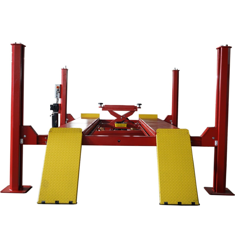 Katool KT-4H150, 4 Post Alignment Lift 15,000 lb - Rolling Jack Included