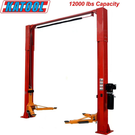 Katool KT-M120, 2 Post Car Lift 12,000lb - Extra Wide