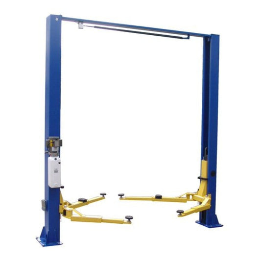 TP9KACX, 9,000 lb 2 Post Car Lift Clear Floor - Asymmetric